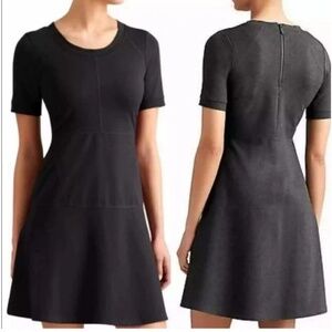Athleta En Route ponte dress charcoal color Size XS